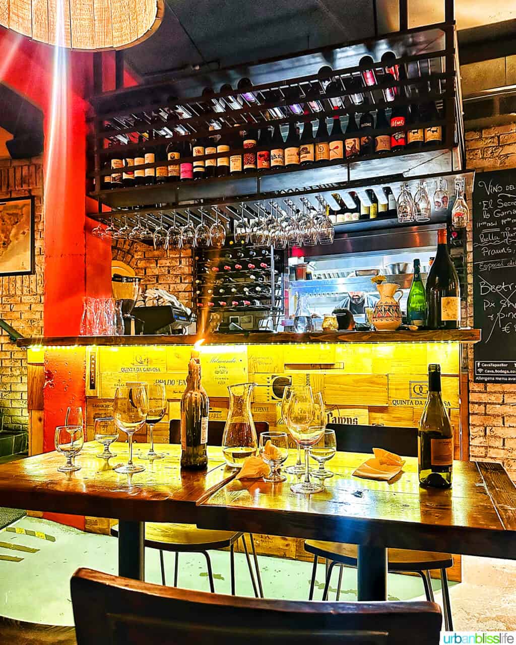 interior of cava bodega restaurant in galway, ireland