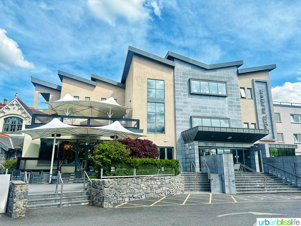 exterior of hotel kilkenny in ireland