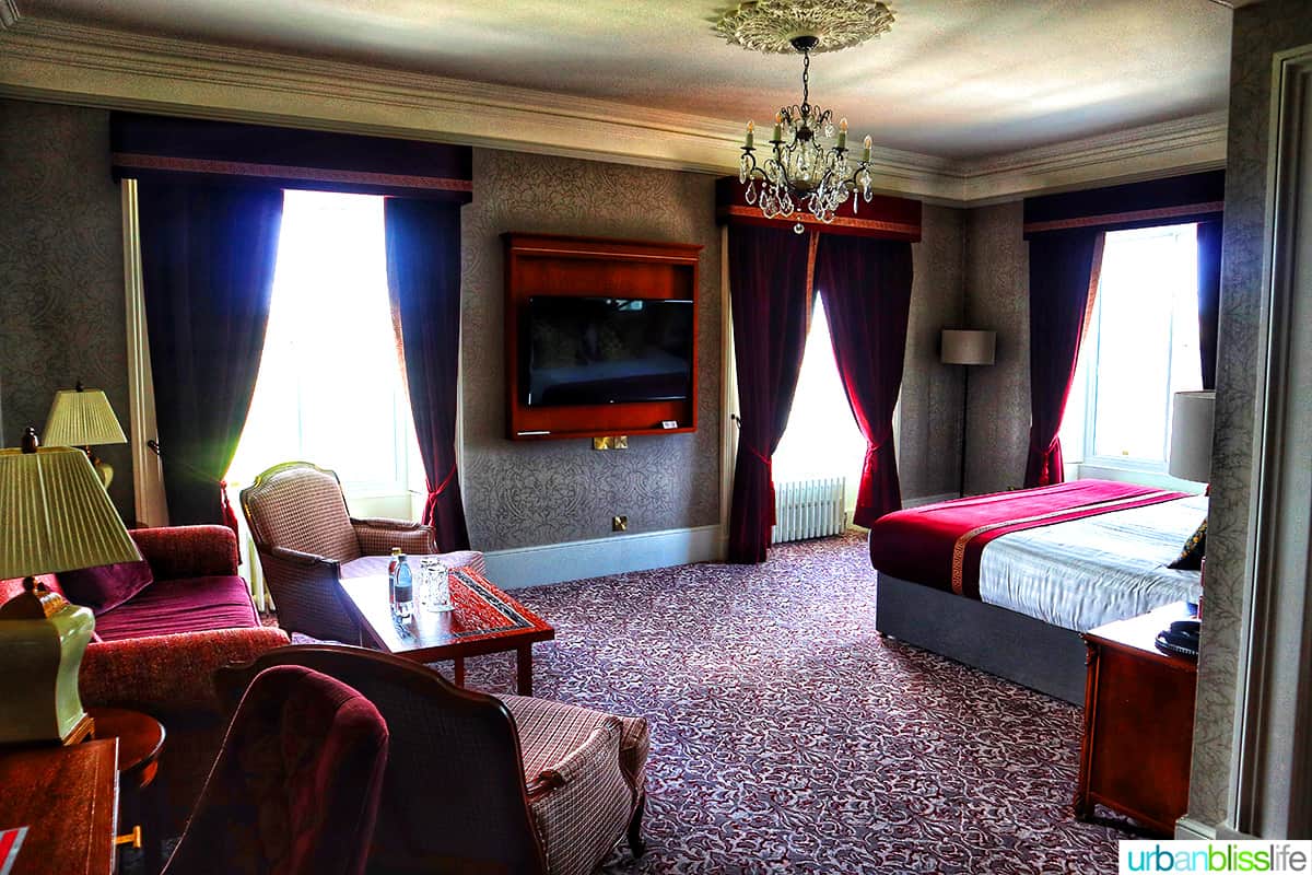 junior suite at the hardiman hotel in galway, ireland