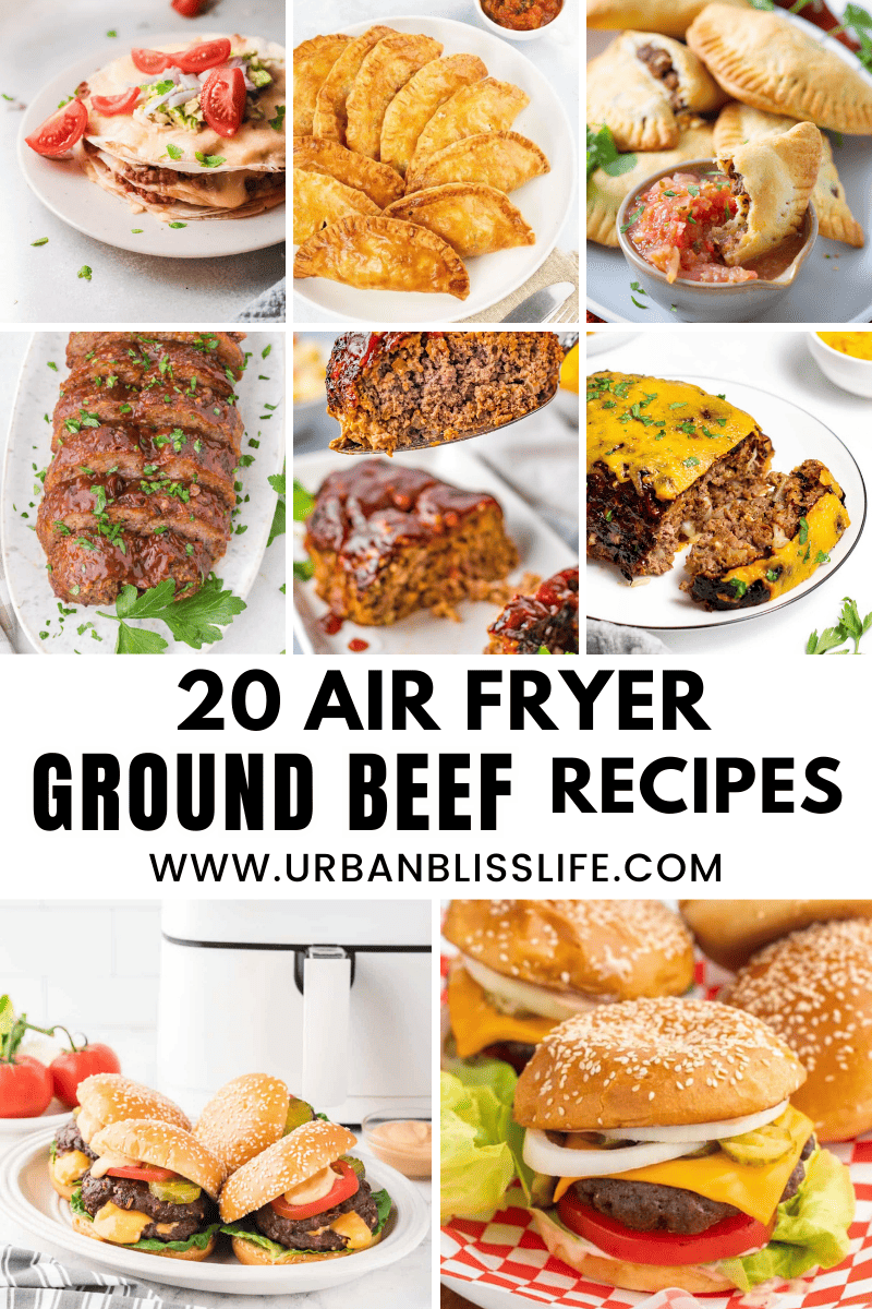 Air fryer ground outlet beef recipes