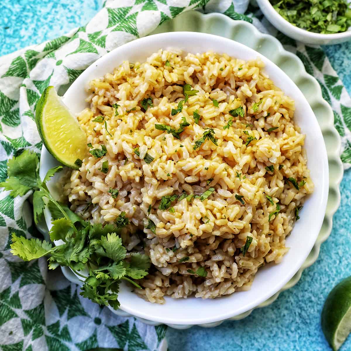 Pressure Cooker Cilantro Lime Rice - Life Currents