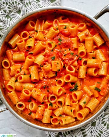 Rigatoni with Vodka Sauce - Urban Bliss Life