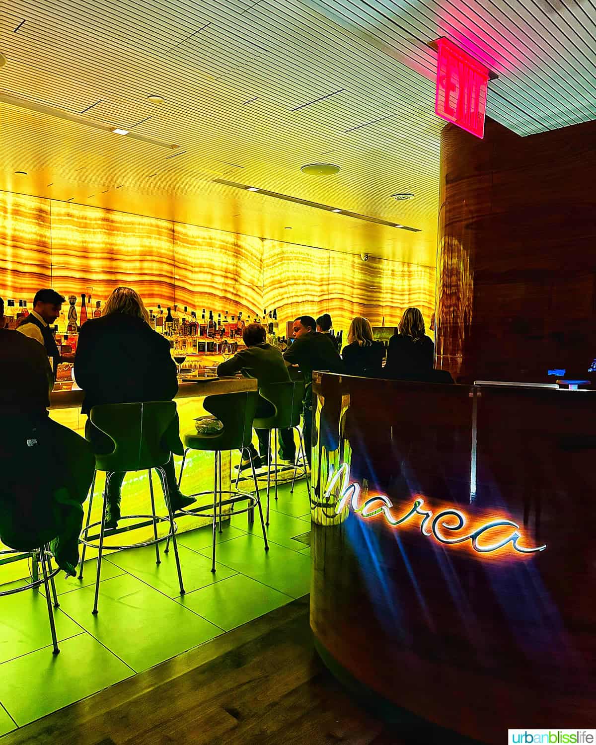 bar at Marea restaurant New York City (NYC)