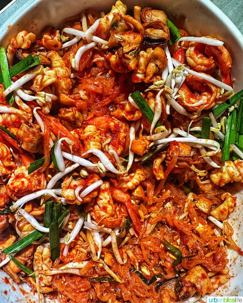 shrimp pad thai.