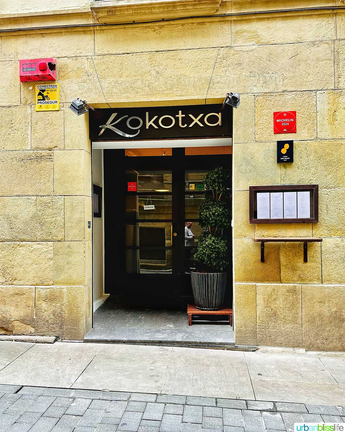 kokotxa restaurant san sebastian spain exterior