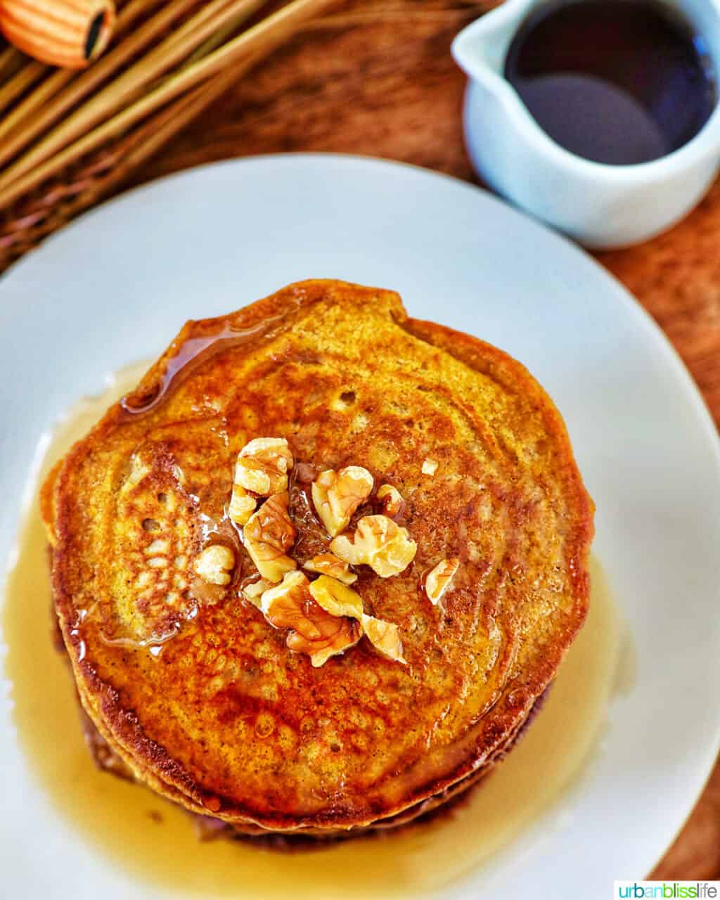 Pumpkin Pie Spice Pancakes - Urban Bliss Life - Pumpkin Pie Spice Pancake Recipe For Waffles
