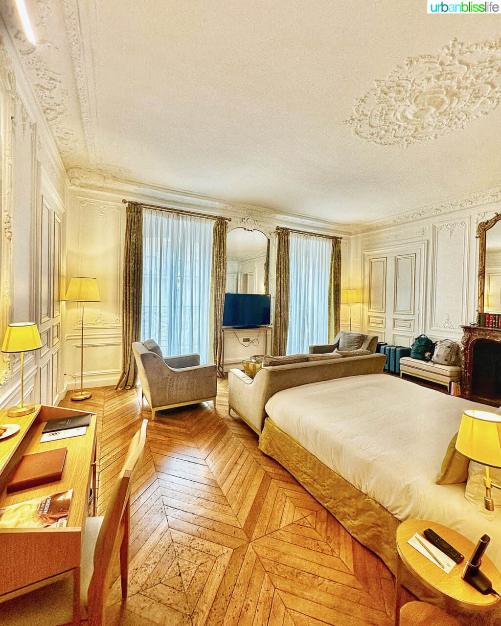 spacious suite at hotel alfred sommier in paris