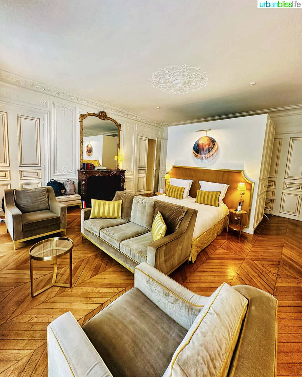 suite at hotel alfred sommier in paris