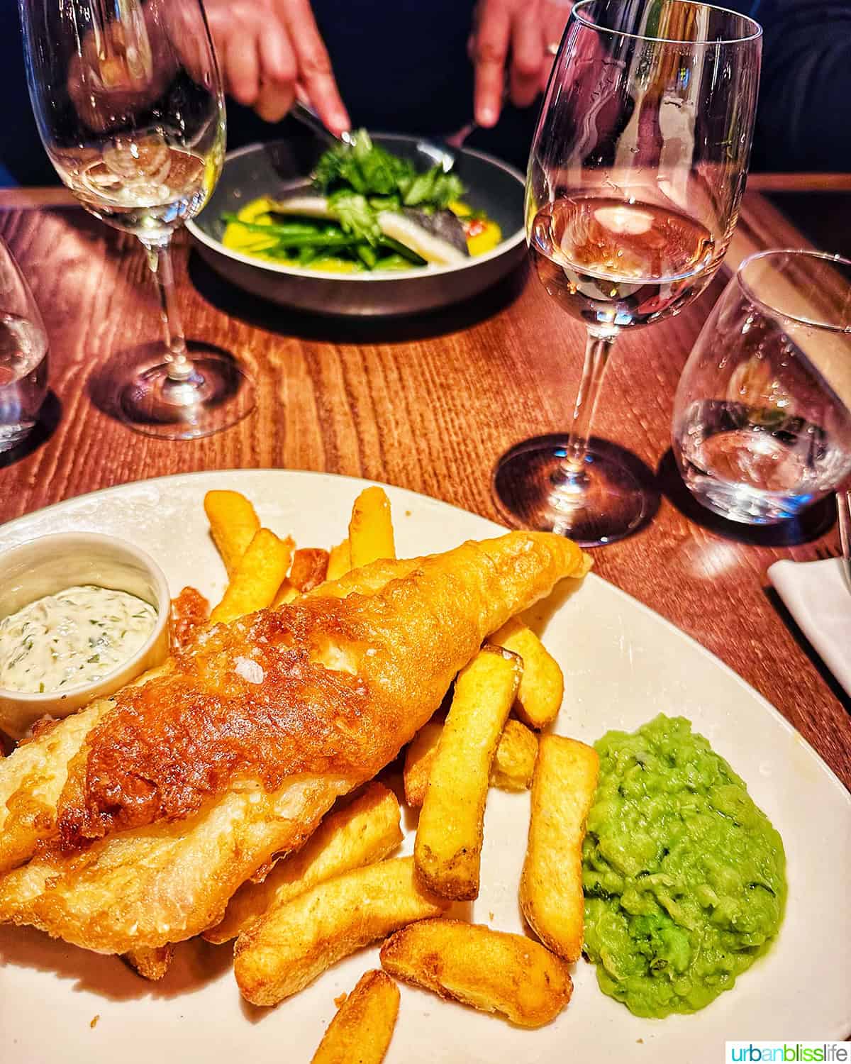 fish & chips at Heddon Street Kitchen in London