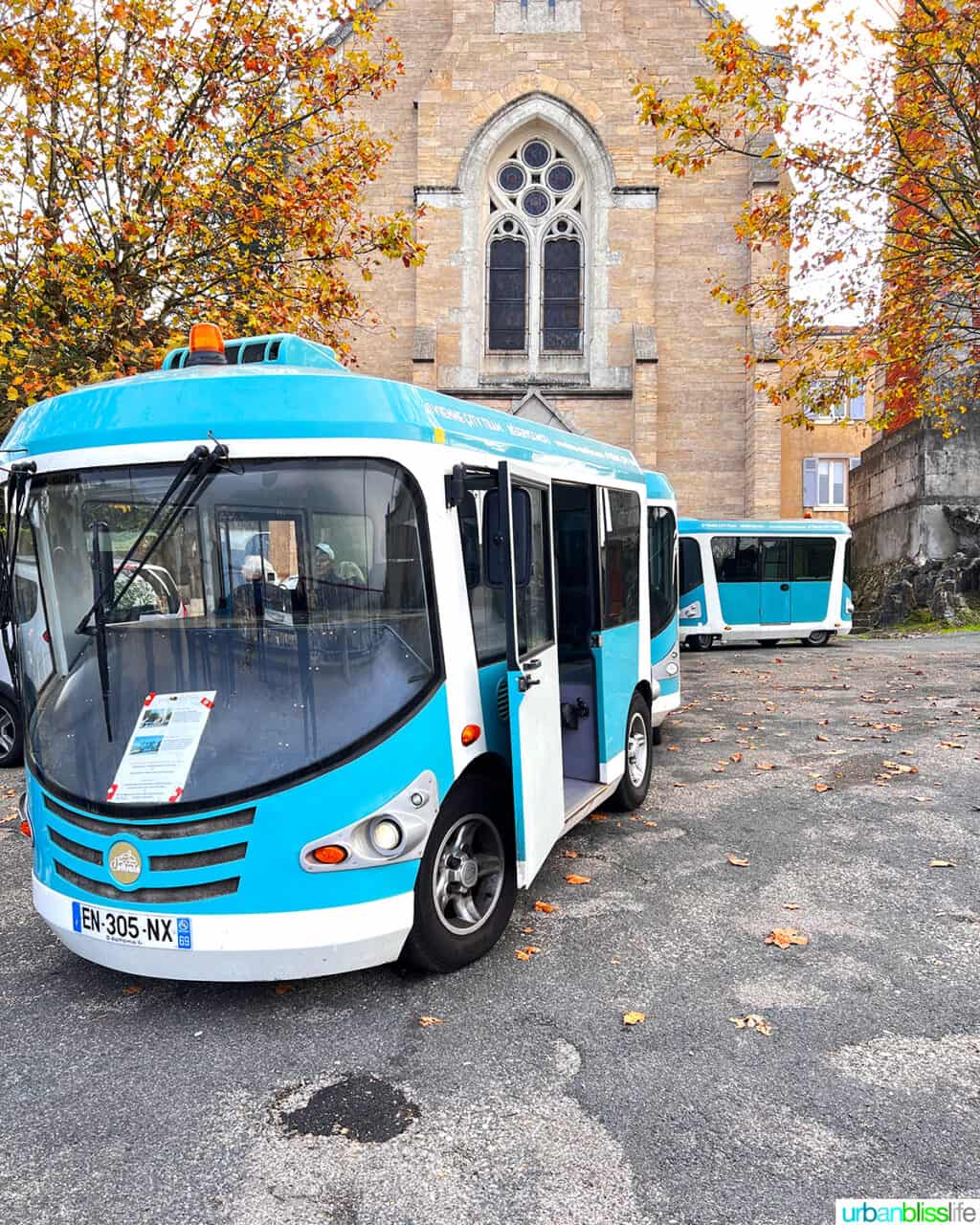 blue tram in vienne france