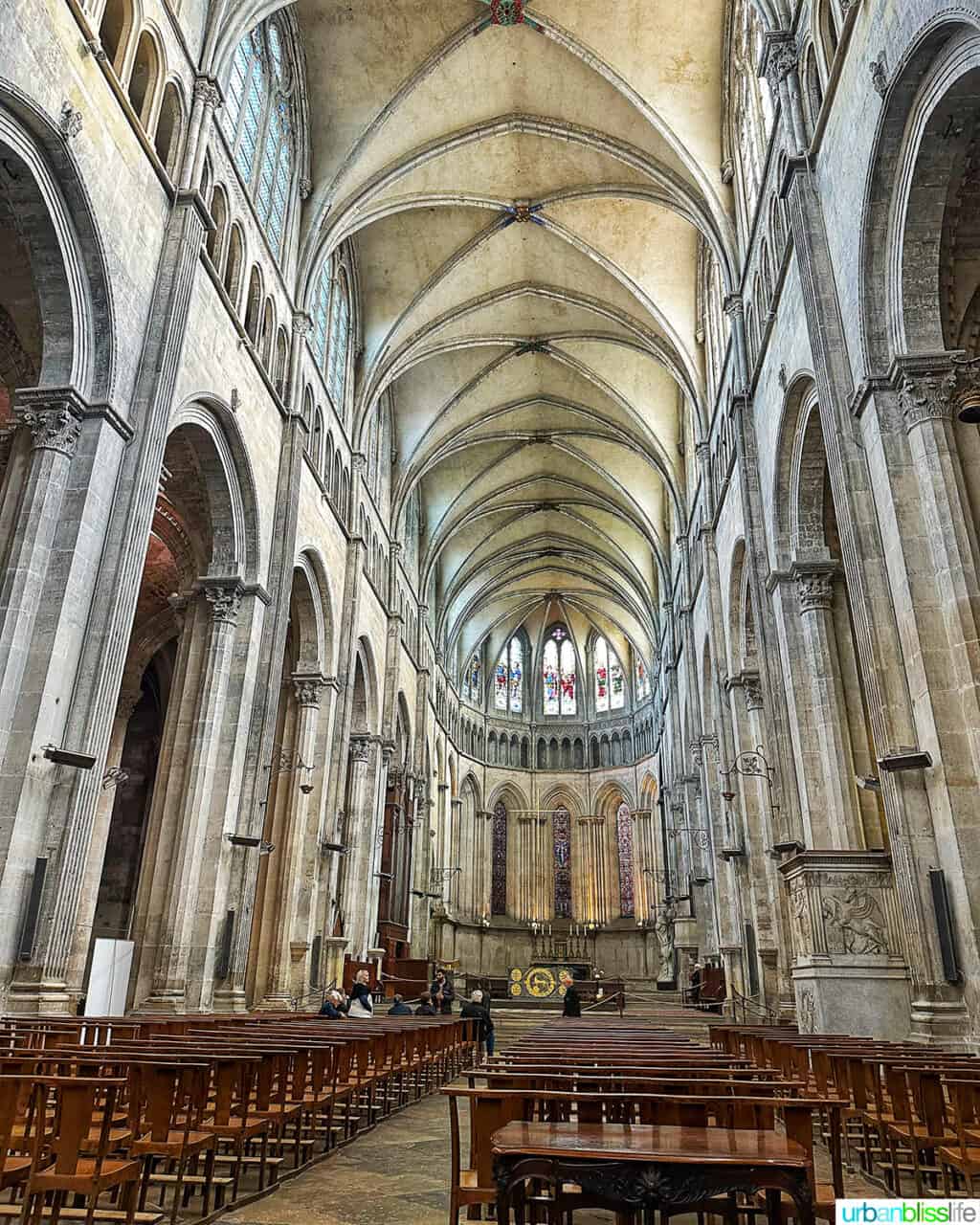 Vienne city tour inside Maurice Cathedral with AmaWaterways river cruises.