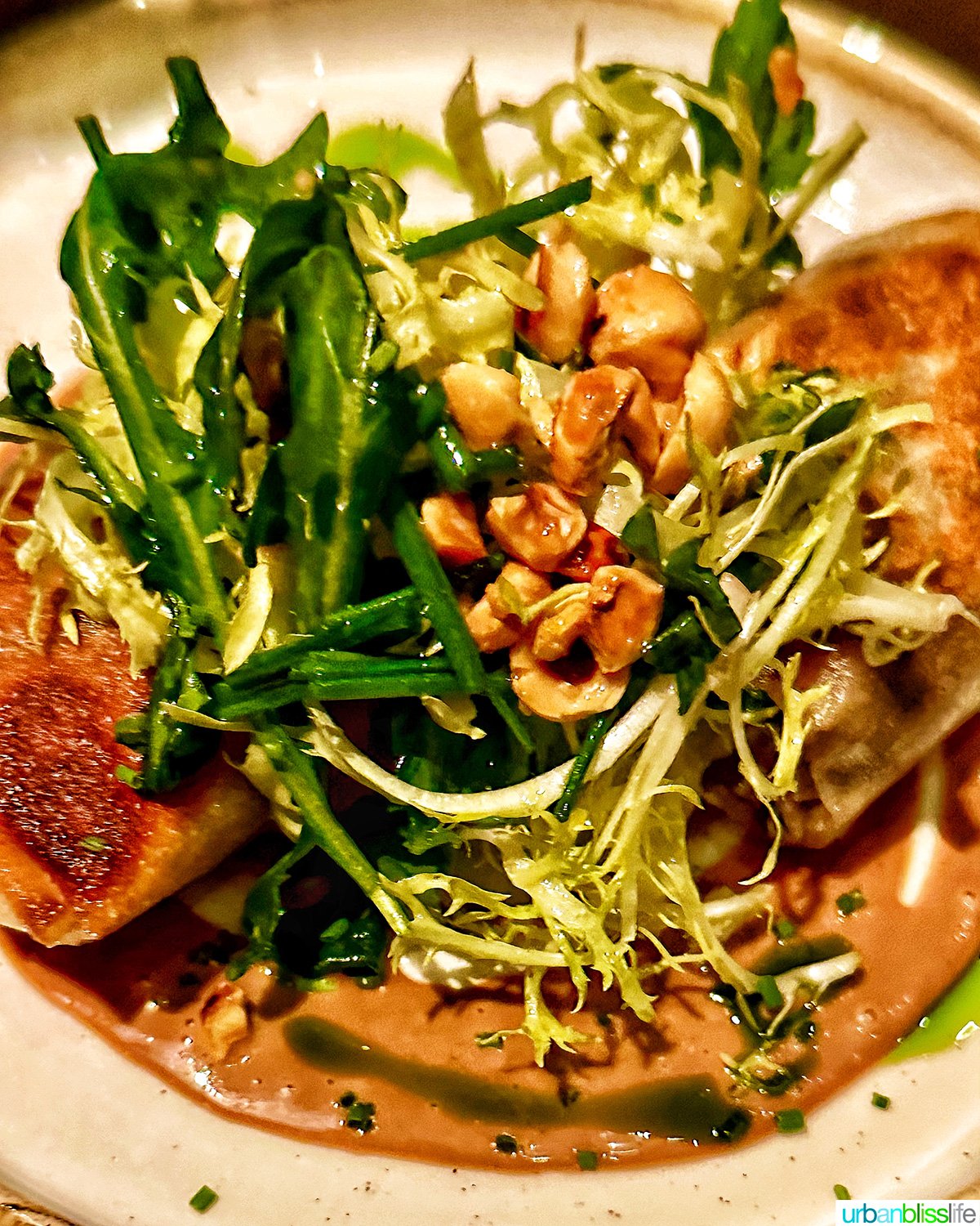 Wild Mushroom Crespelle at Carlotto restaurant in NYC New York.