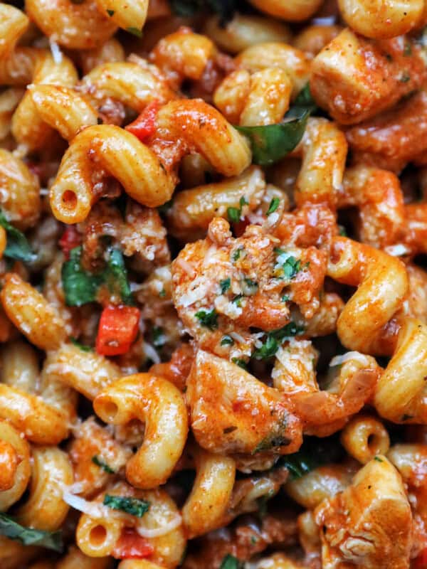chorizo chicken pasta.