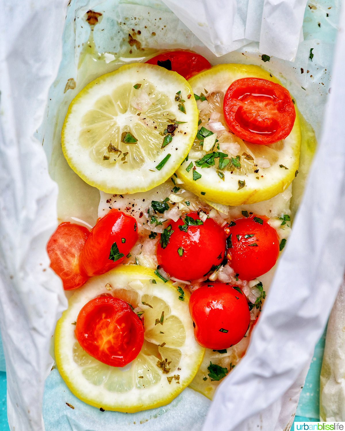 Cod en Papillote.