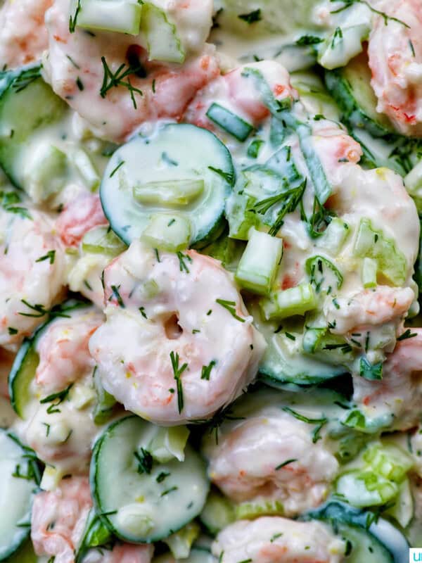 cucumber shrimp salad.