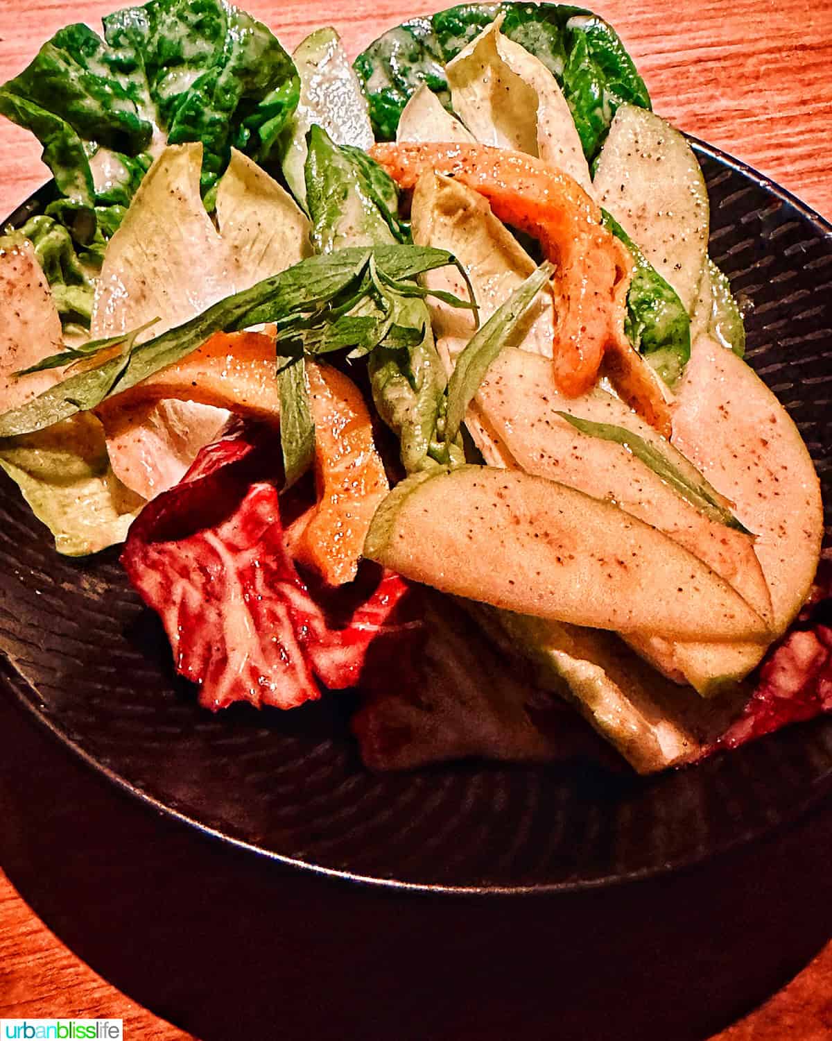 salad at Hav and Mar restaurant in New York City, New York.