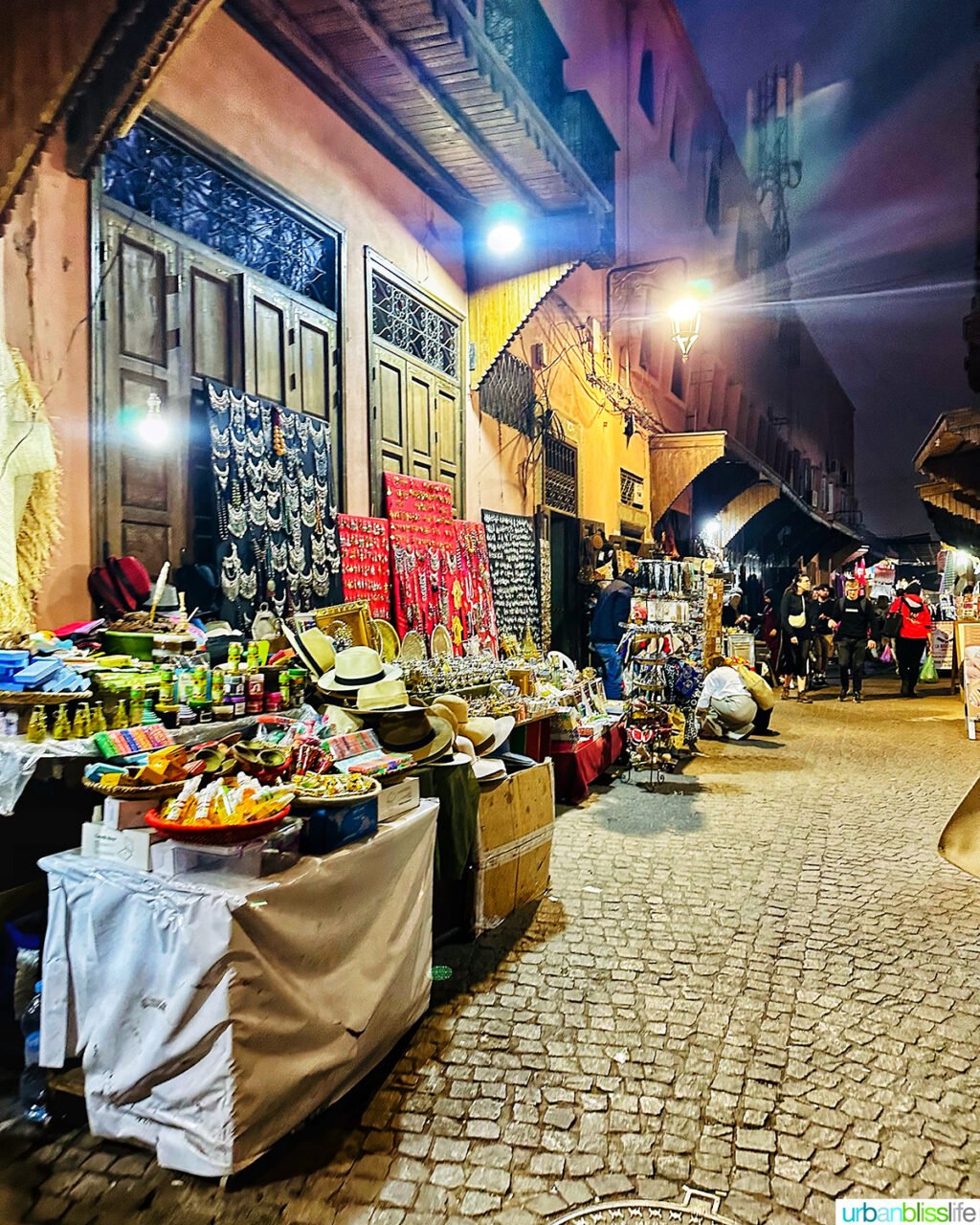 Marrakech Morocco medina and souks
