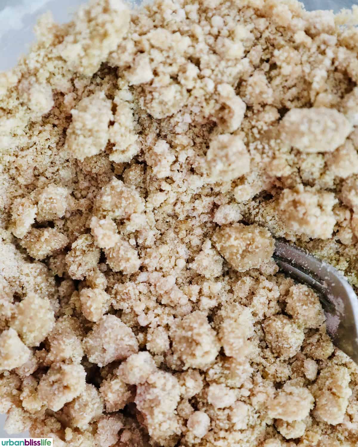 streusel topping.