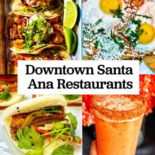tacos, chilaquiles, pork belly bao buns, michelada and title text overlay.