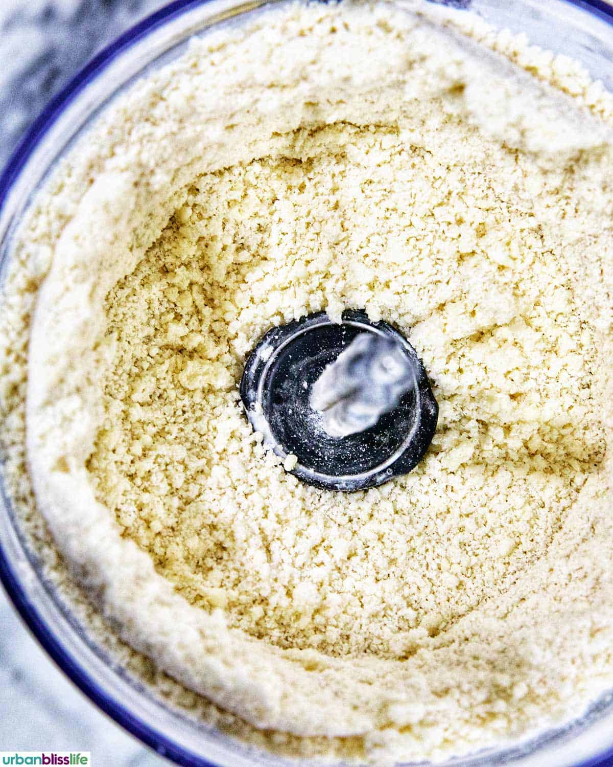 dough in a food processor.