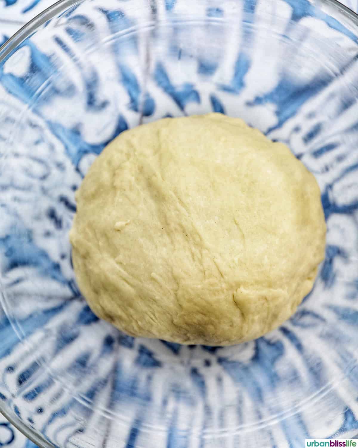 honey butter roll dough in a bowl.