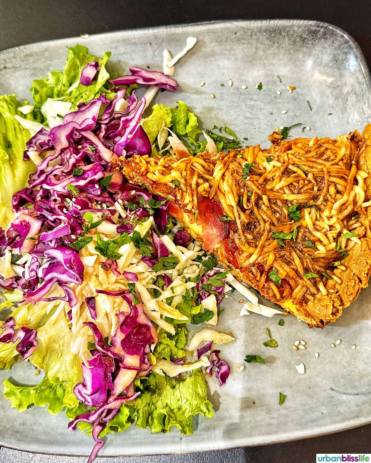 cheese and ham tart at chez rosalie in montpellier, france