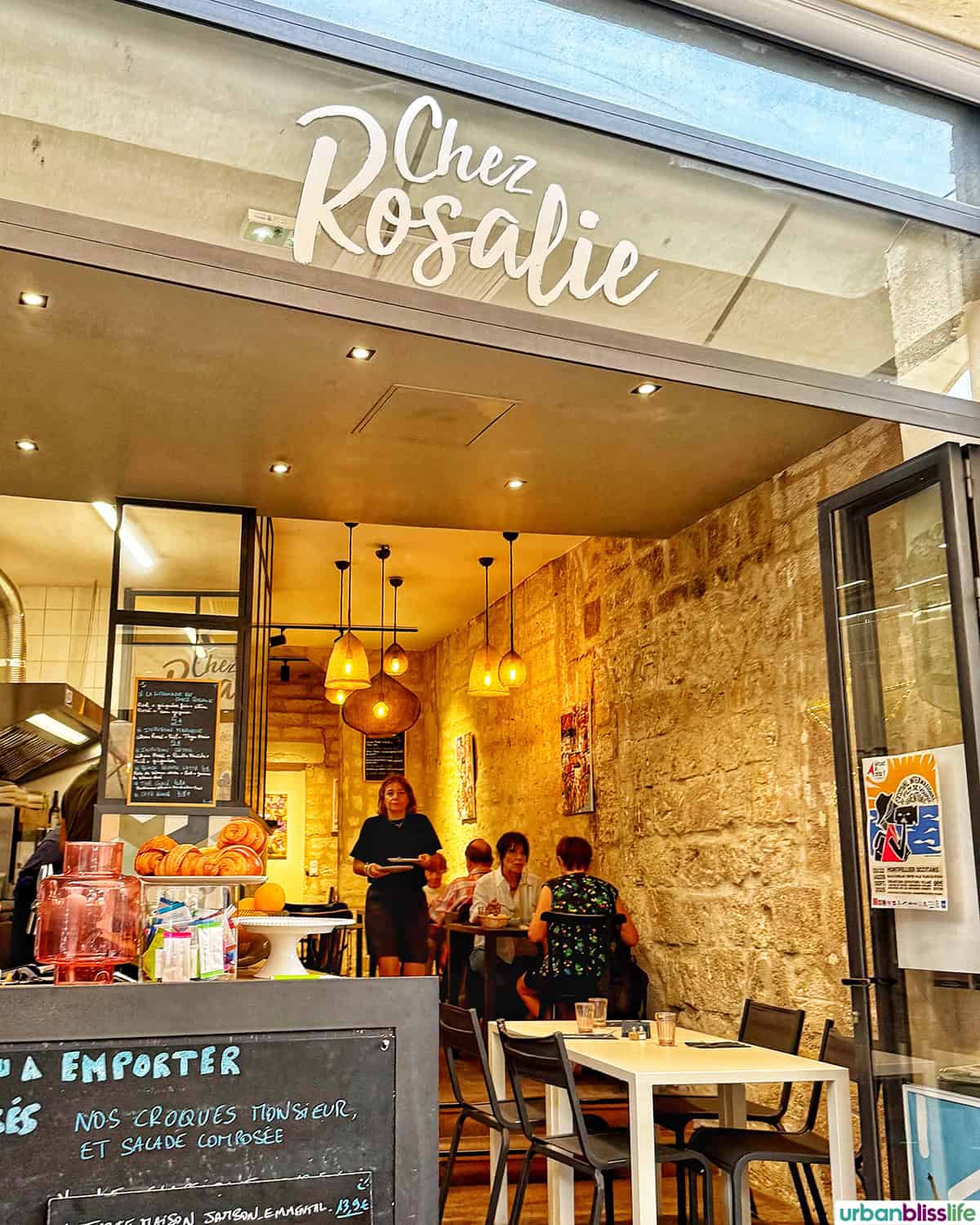 exterior of chez rosalie in montpellier, france
