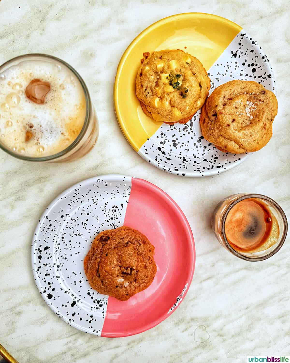 cookies and coffee at flour cookiserie in montpellier, france