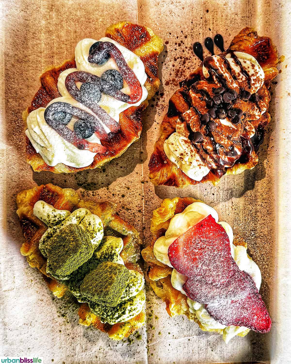 croissant waffles in Buena Park, California.