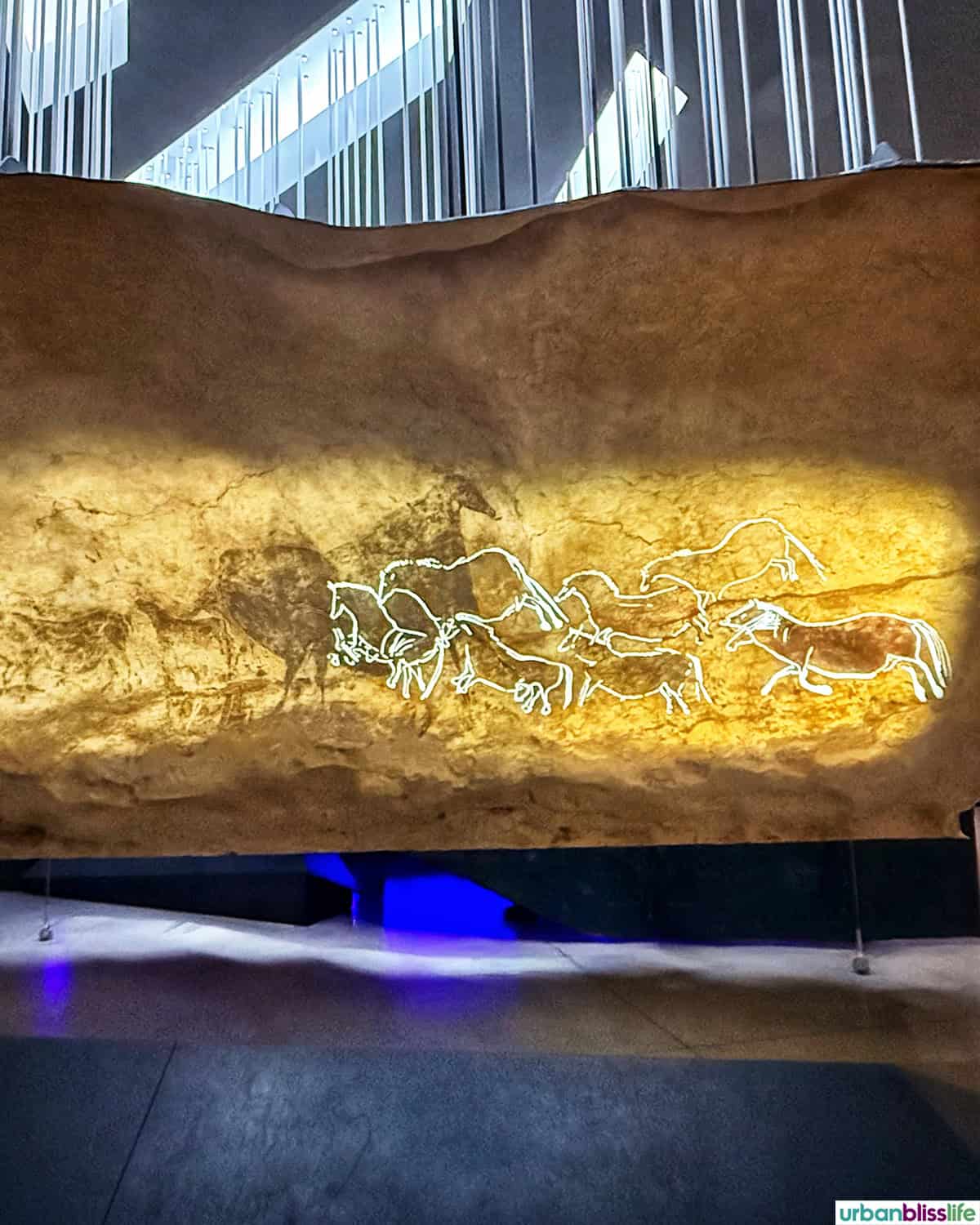 museum exhibit at lascaux caves