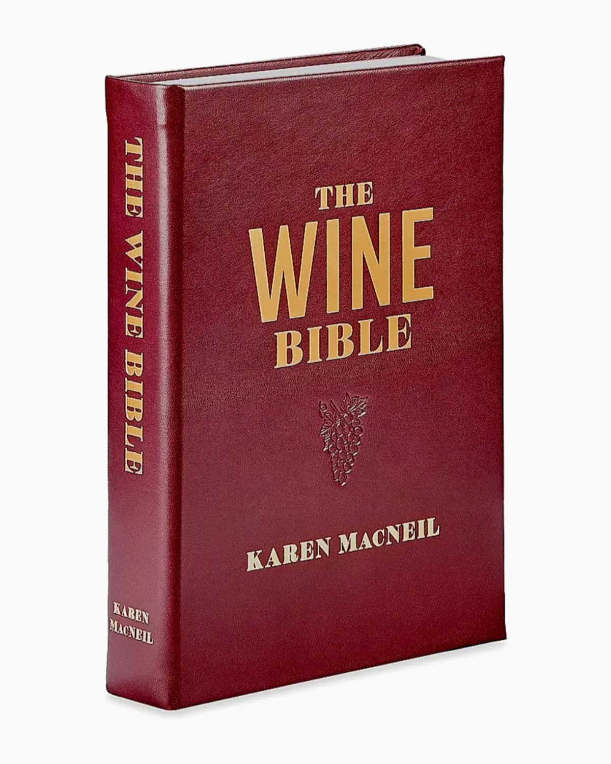 leather-bound wine bible