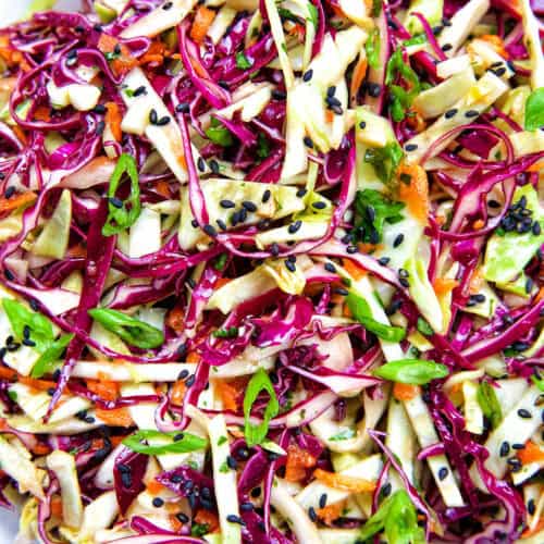 Asian cabbage coleslaw.