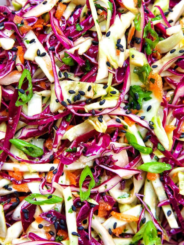 Asian cabbage coleslaw.