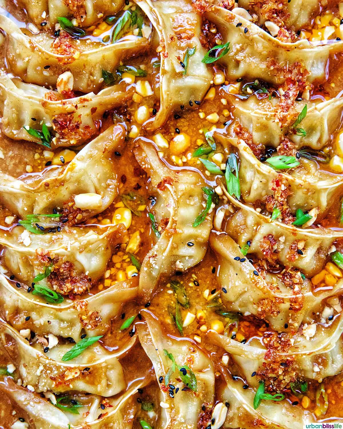 dumpling bake in a pan.