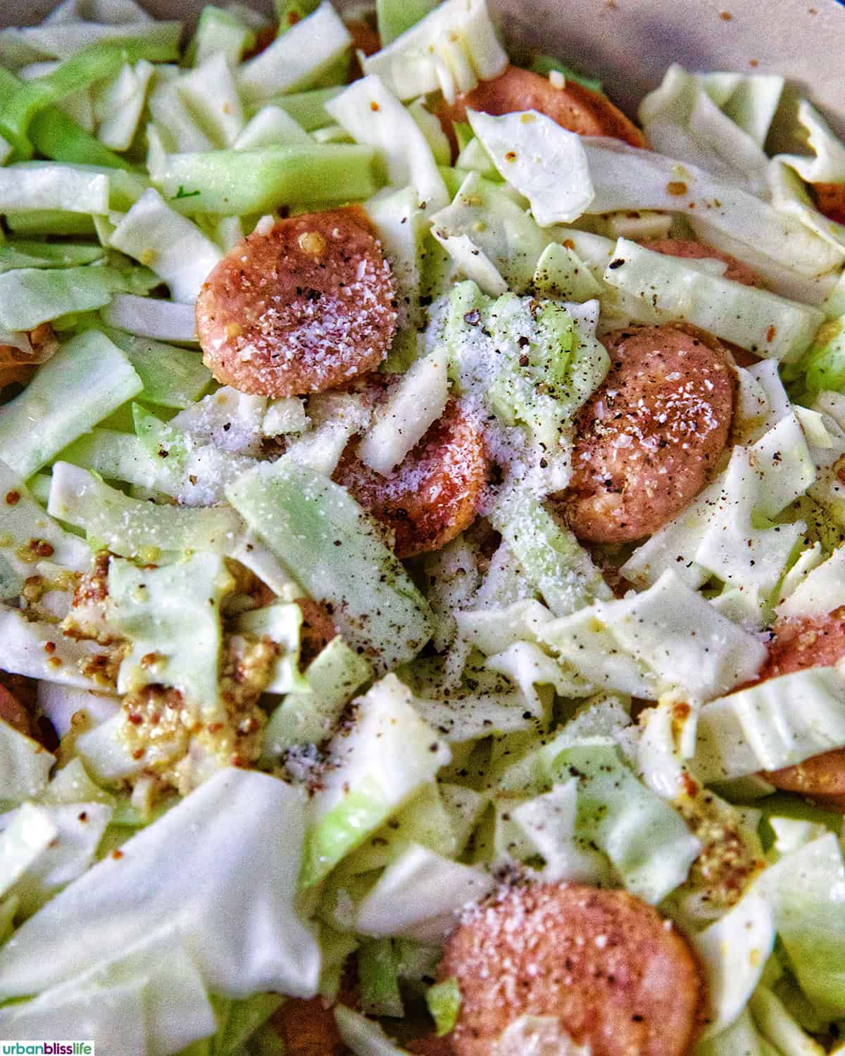 Sausage and Cabbage skillet.