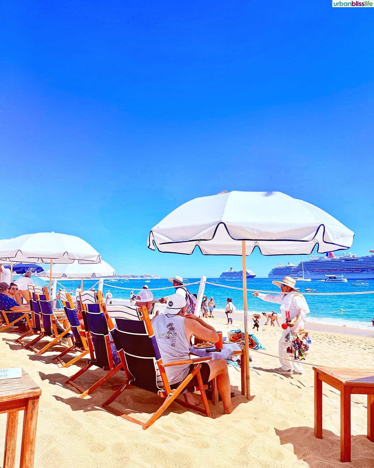 SUR Beach House Cabo San Lucas, Mexico beach.