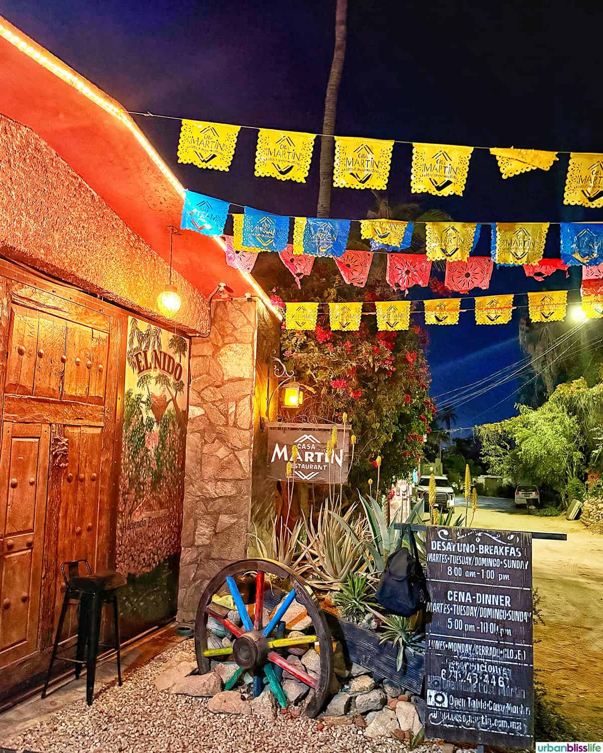 exterior at Casa Martin in Cabo San Lucas, Mexico.