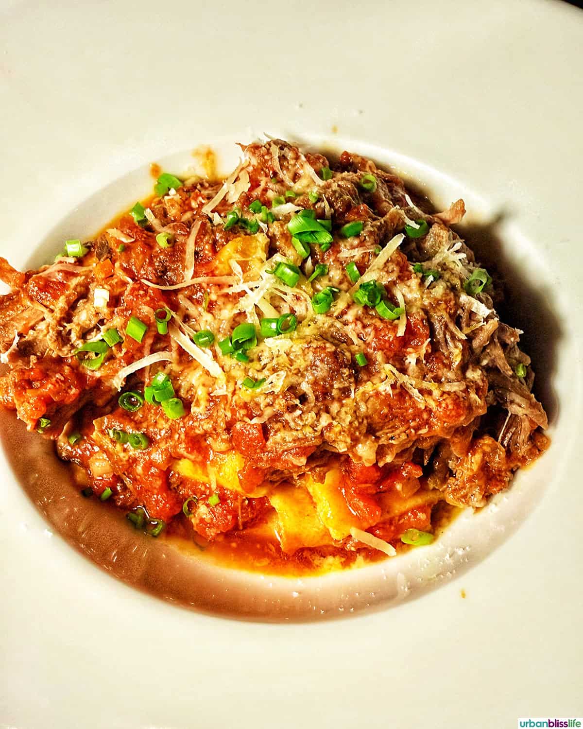 Pappardelle at Casa Martin in Cabo San Lucas, Mexico.