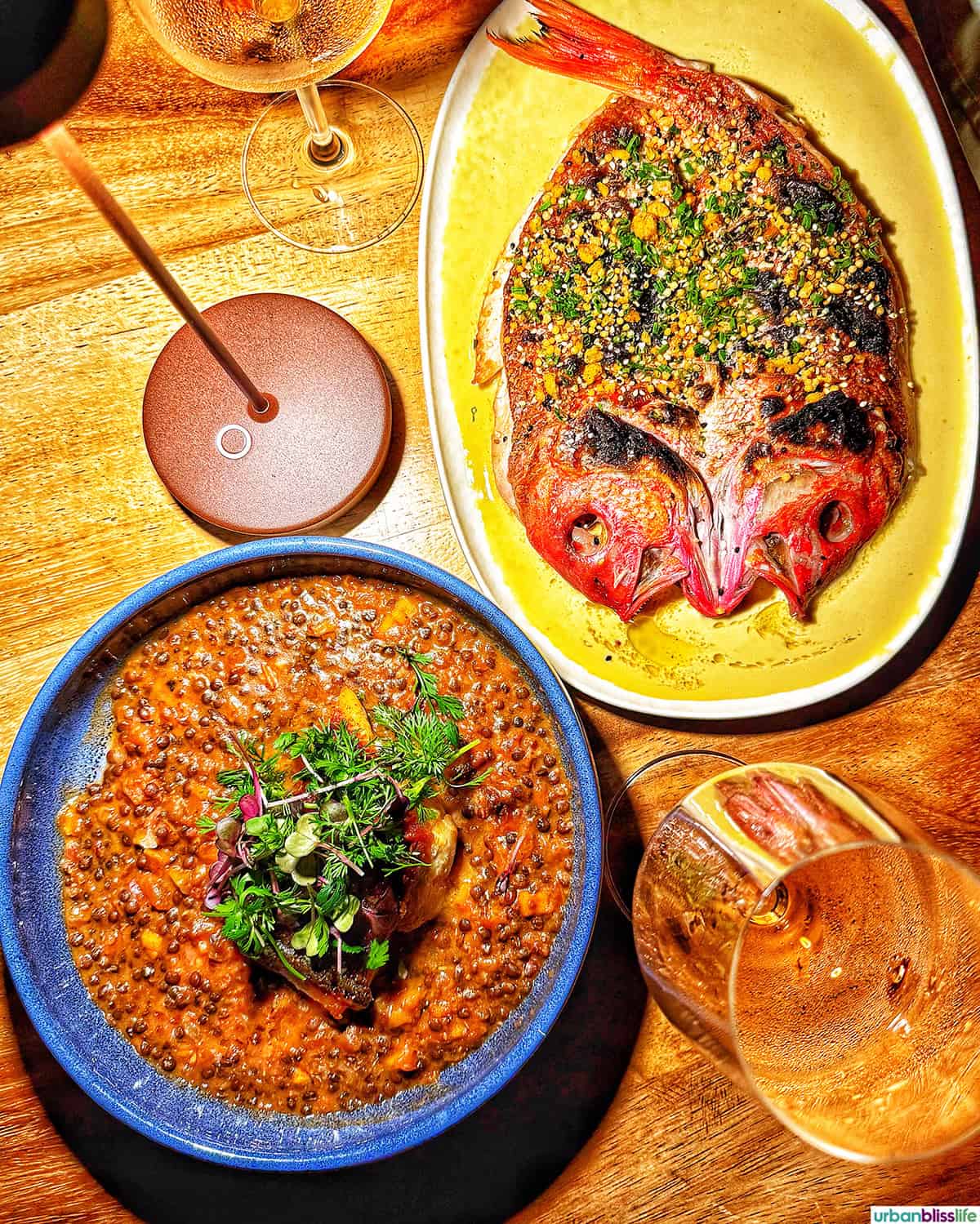 catch of the day and red snapper at Cocina del Mar restaurant in Cabo San Lucas, Mexico.