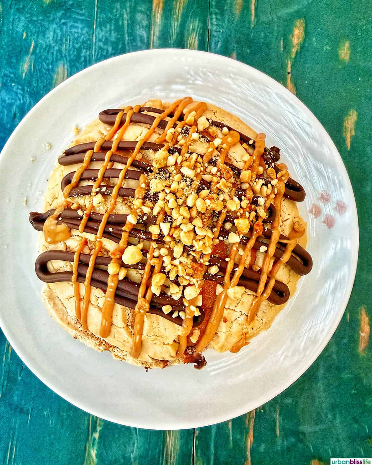 peanut butter and chocolate pastry at ruba's bakery in san jose del cabo