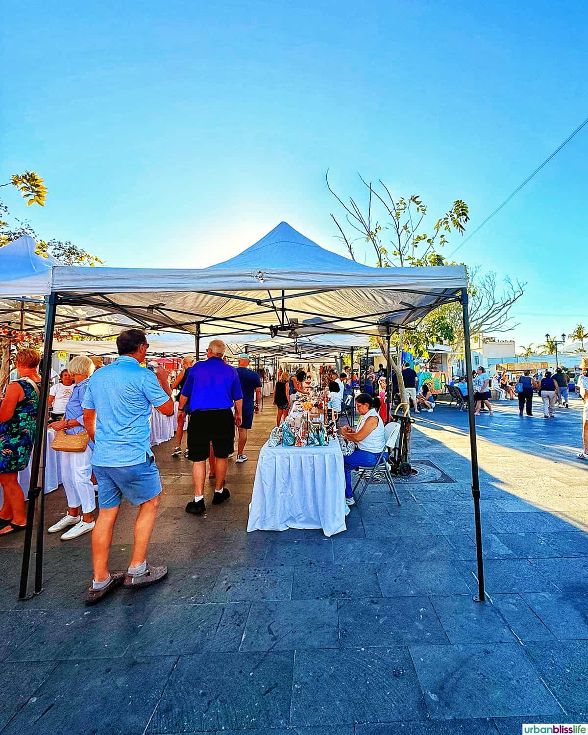 market vendors in San Jose del Cabo, Mexico.