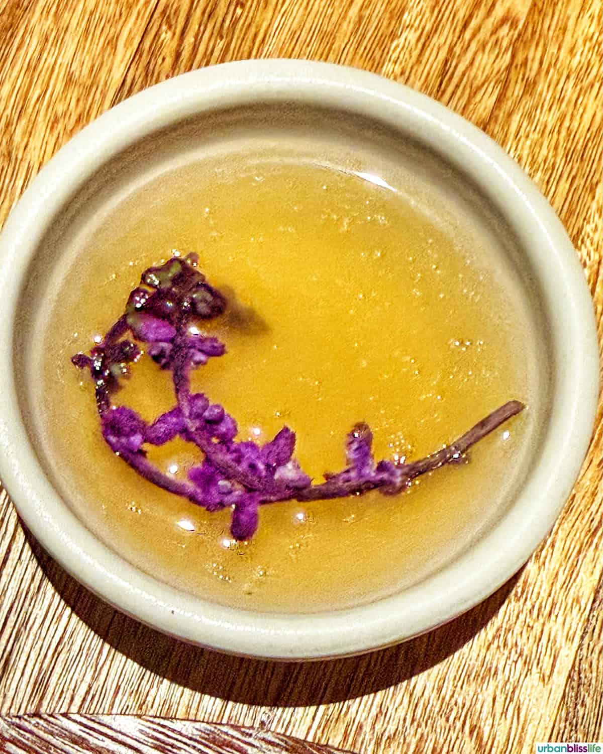 dashi soup at El Chato restaurant in Bogota, Colombia.