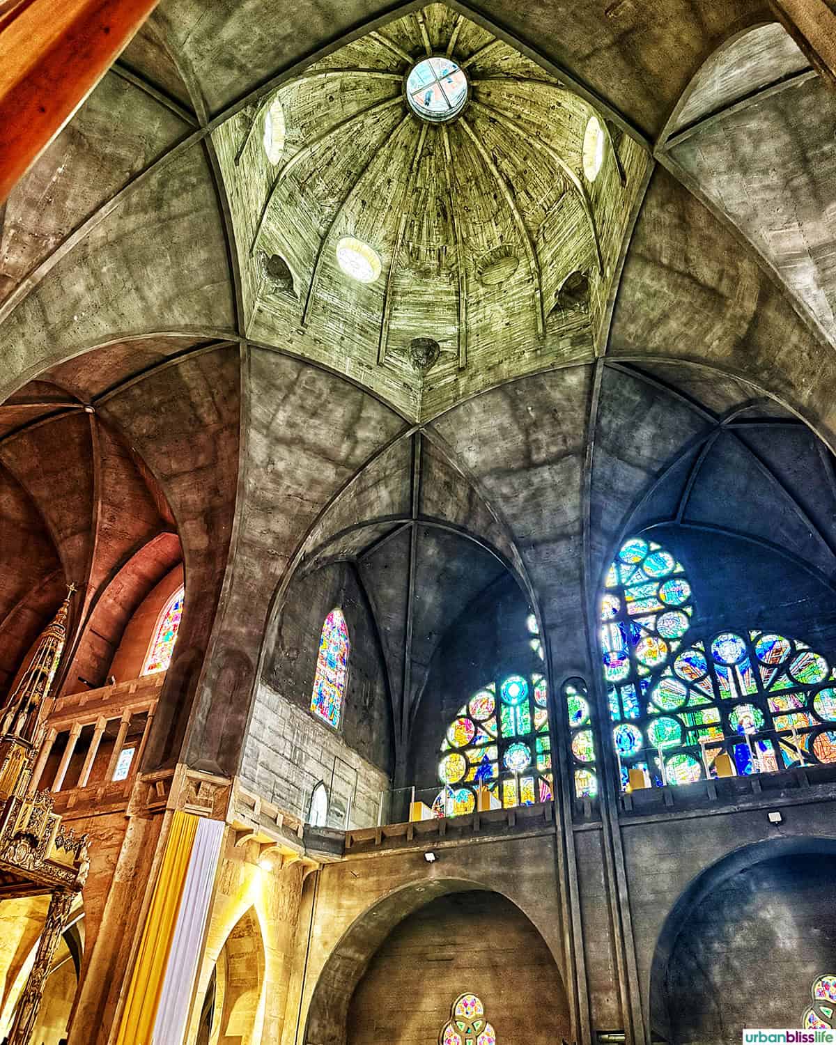 inside the Cathedral Basilica of Our Lady of the Rosary in Manizales, Colombia.