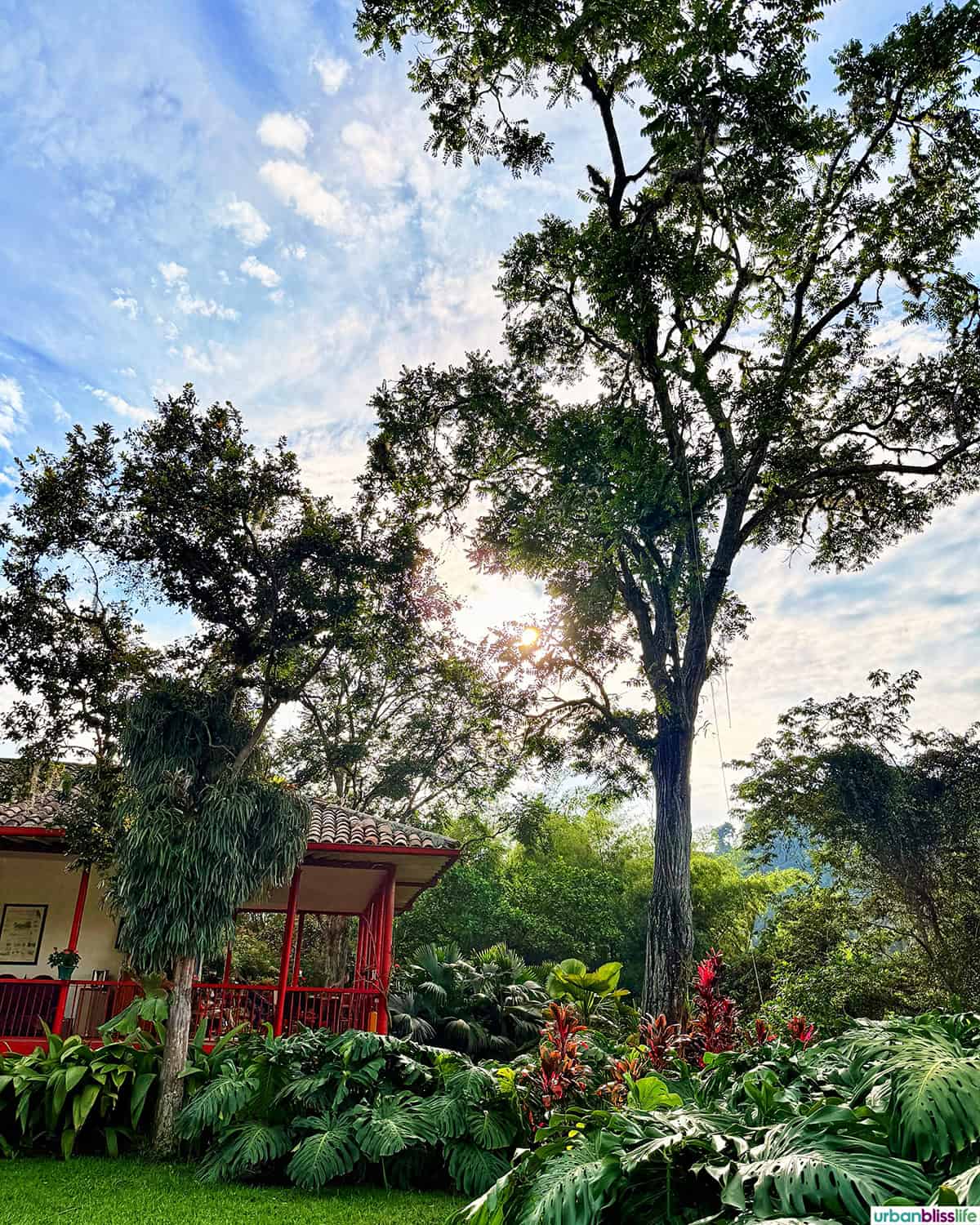 hotel at at Hacienda Venecia in Manizales, Colombia.