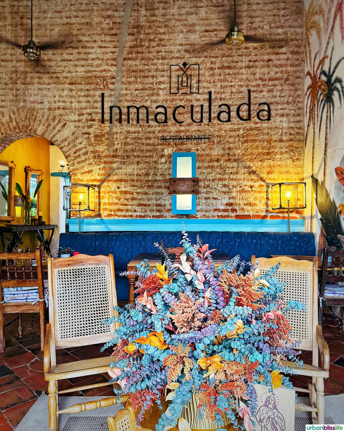 at Inmaculada Restaurant in Mompox, Colombia.