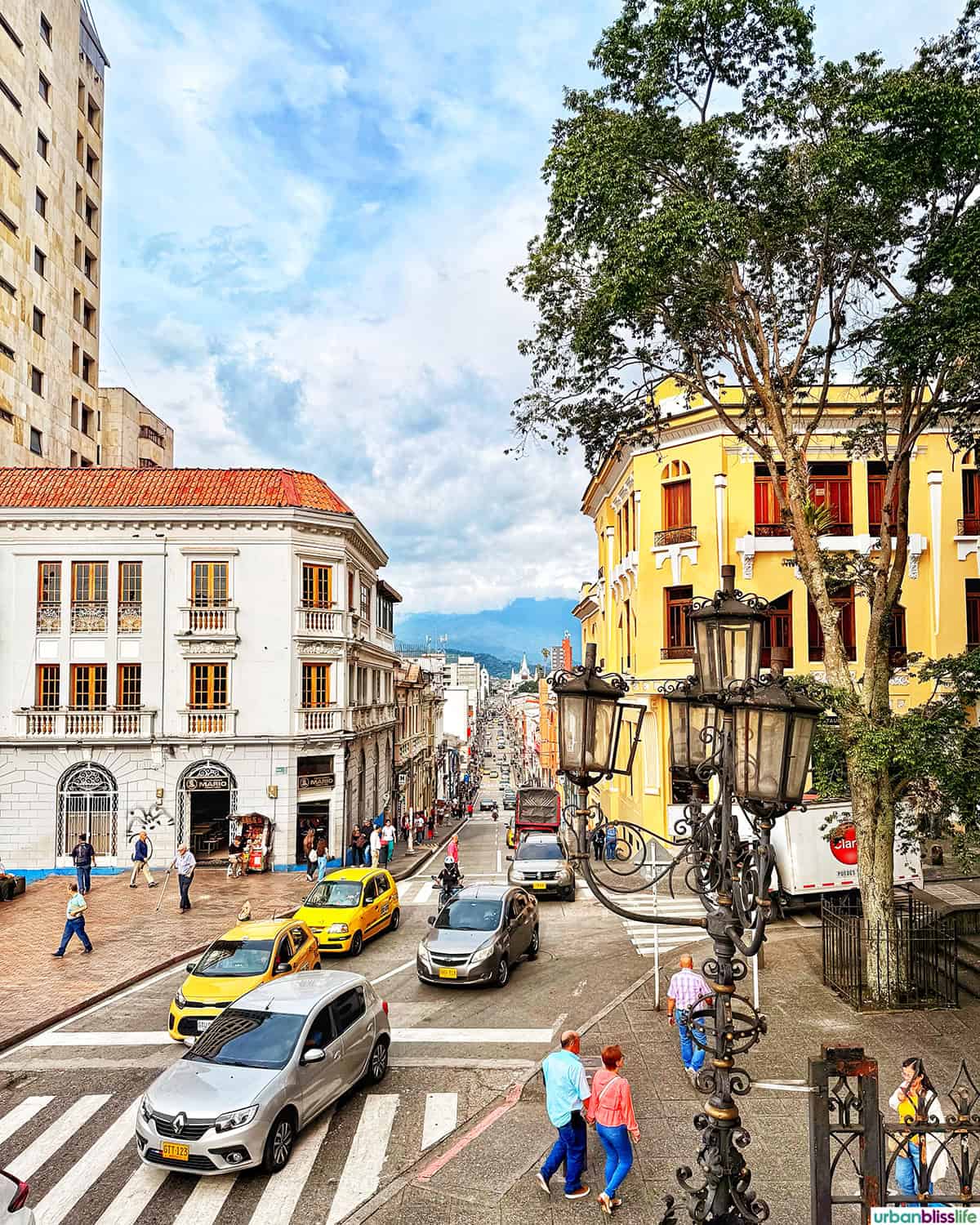 downtown Manizales, Colombia.