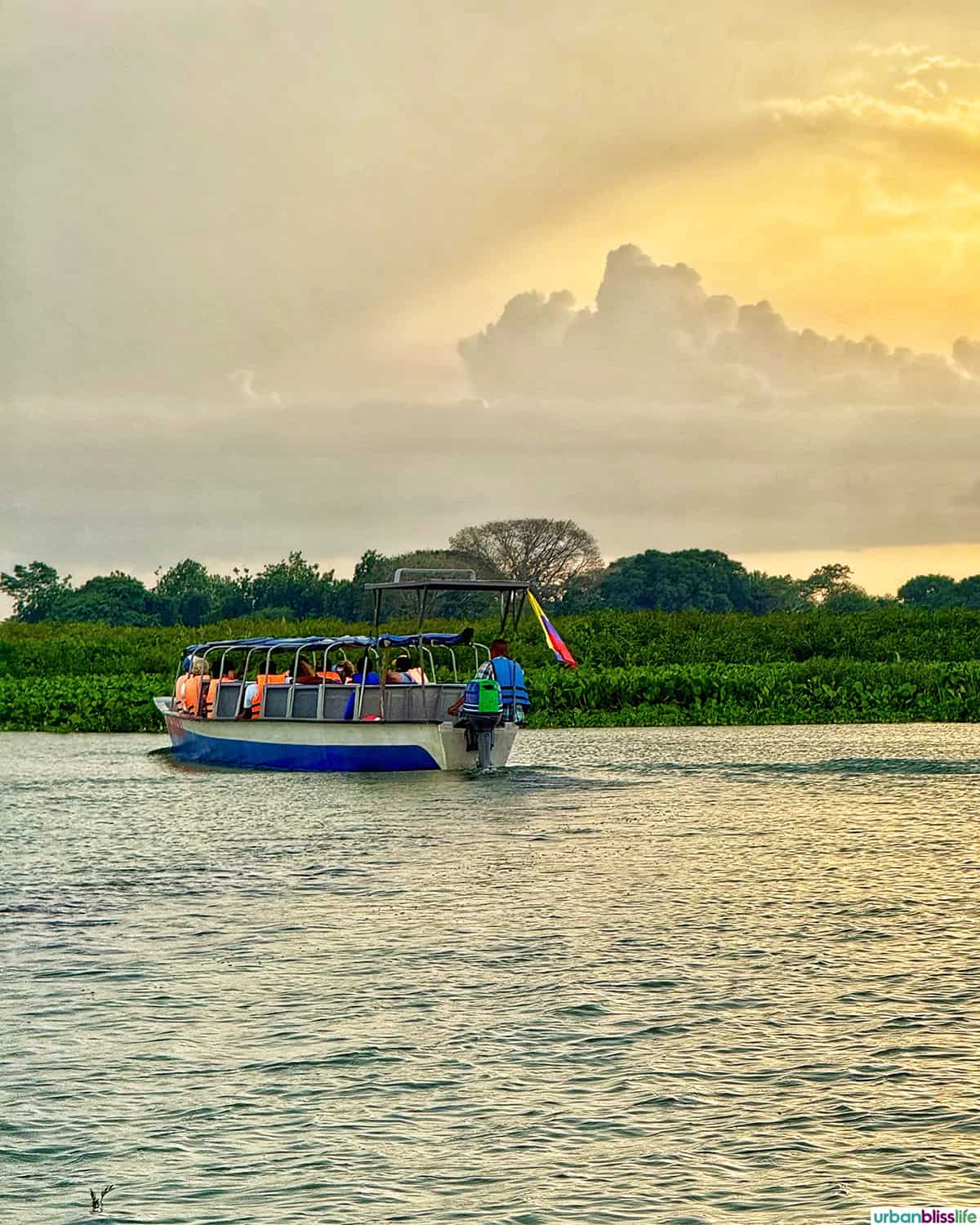 river boat excursion on the Magdalena River in Mompox, Colombia.