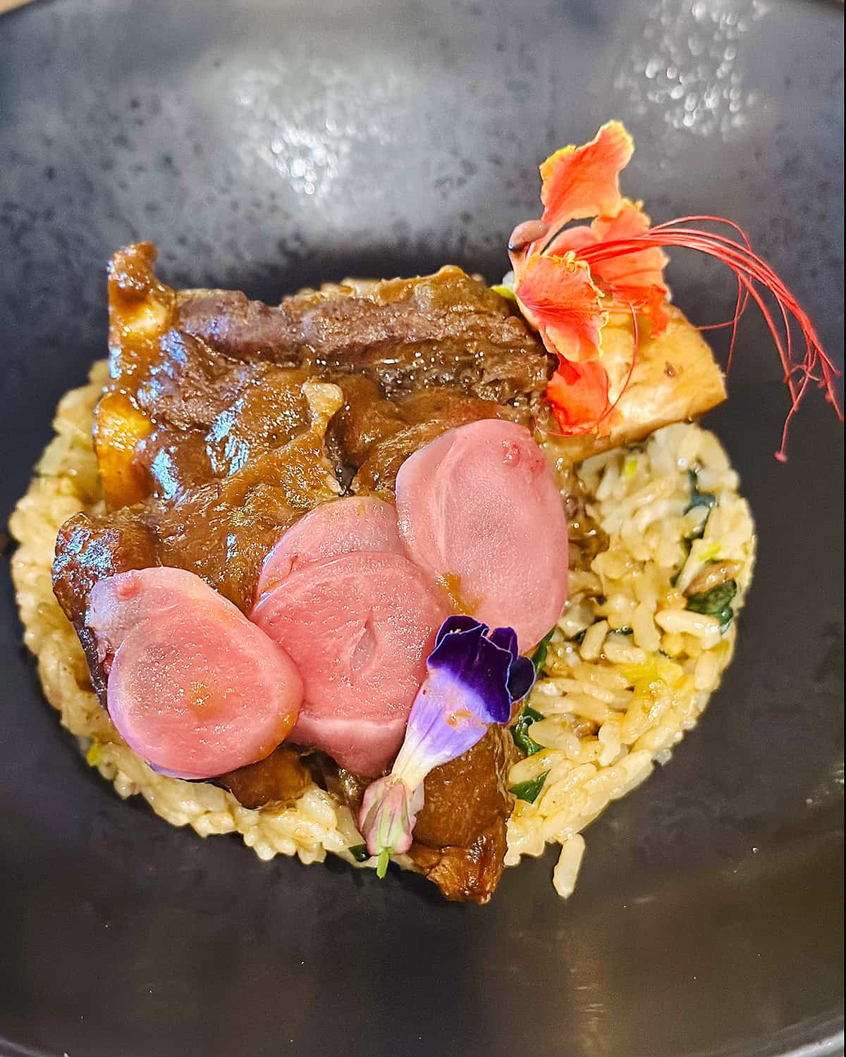 meat and rice dish.