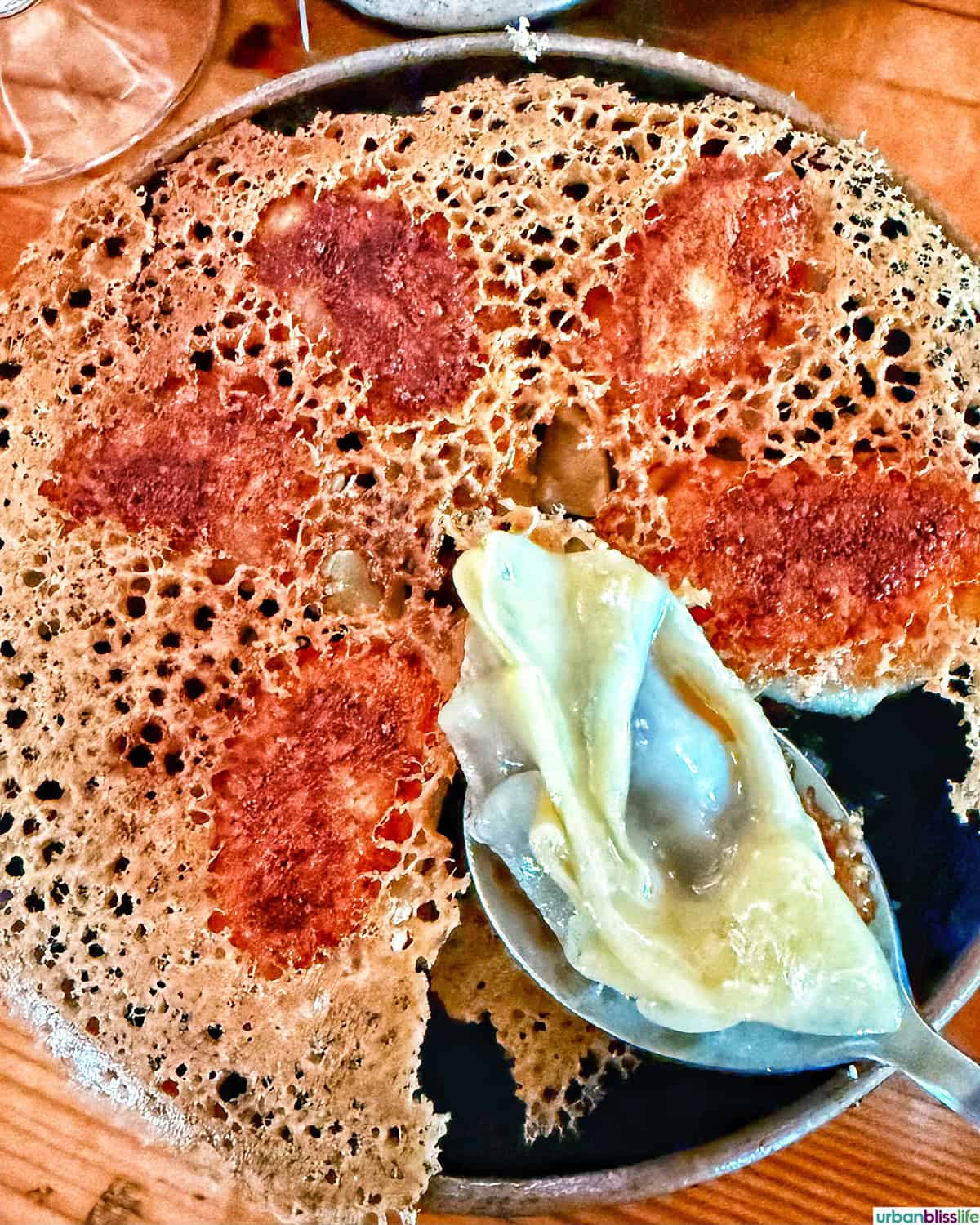 pan fried mandu dumplings at Jeju restaurant.