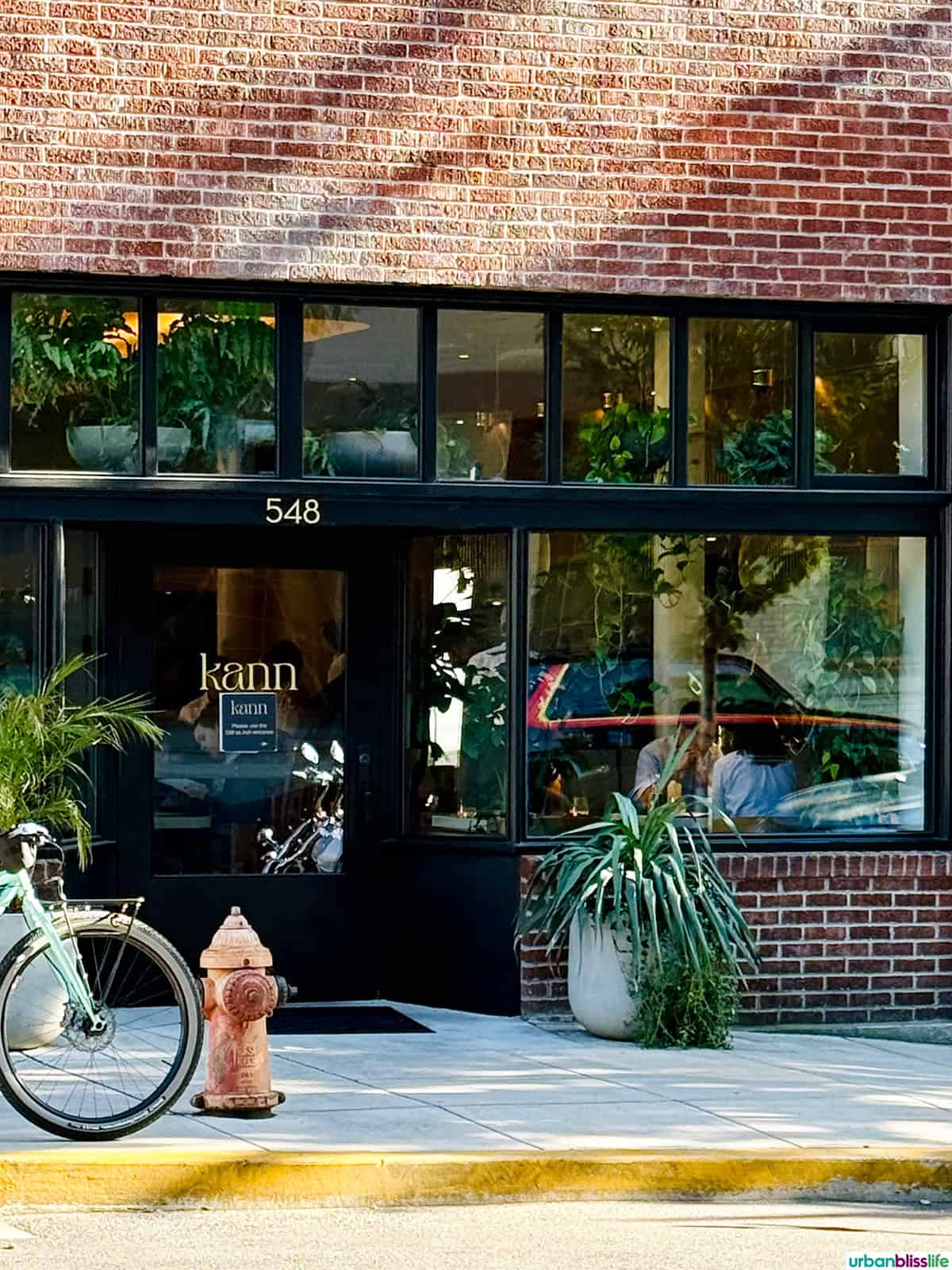 exterior of Kann restaurant in Portland, Oregon.